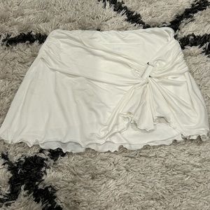 I.AM.GIA White Ruffle Skirt